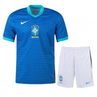 Brazil Gostujuci Dres za djecu Copa America 2024 Kratak Rukav (+ Kratke hlače)